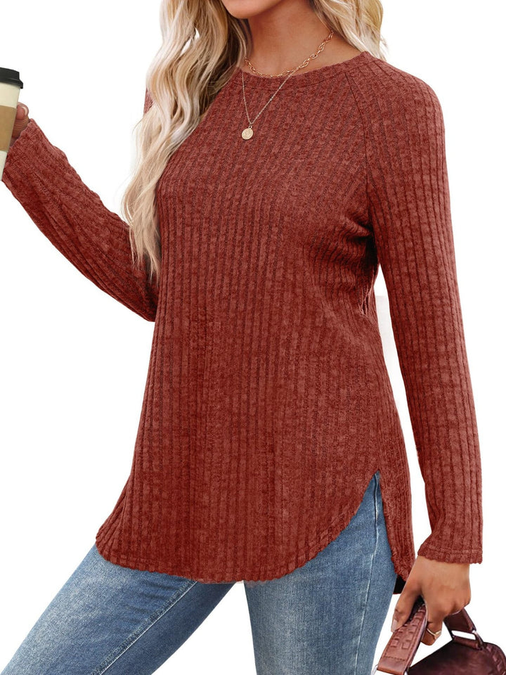 Levoire | Col rond T-shirt à manches raglan