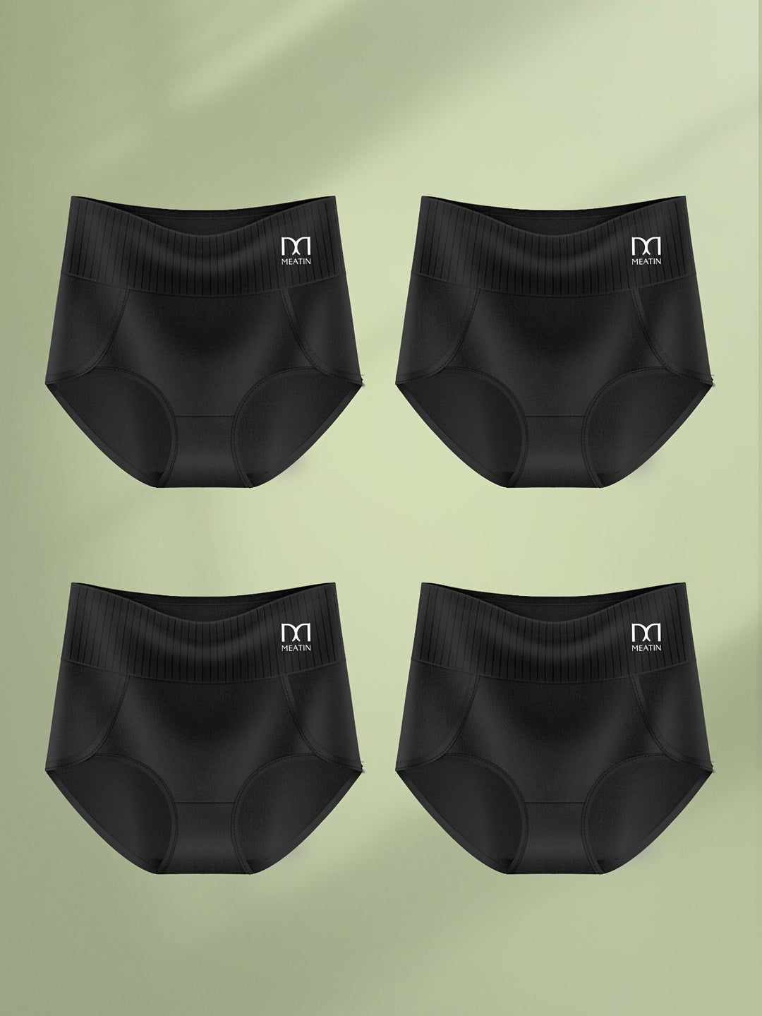 Levoire | 6 Paquets De Slips Taille Haute Avec Contrôle Du Ventre, Respirants Et Confortables