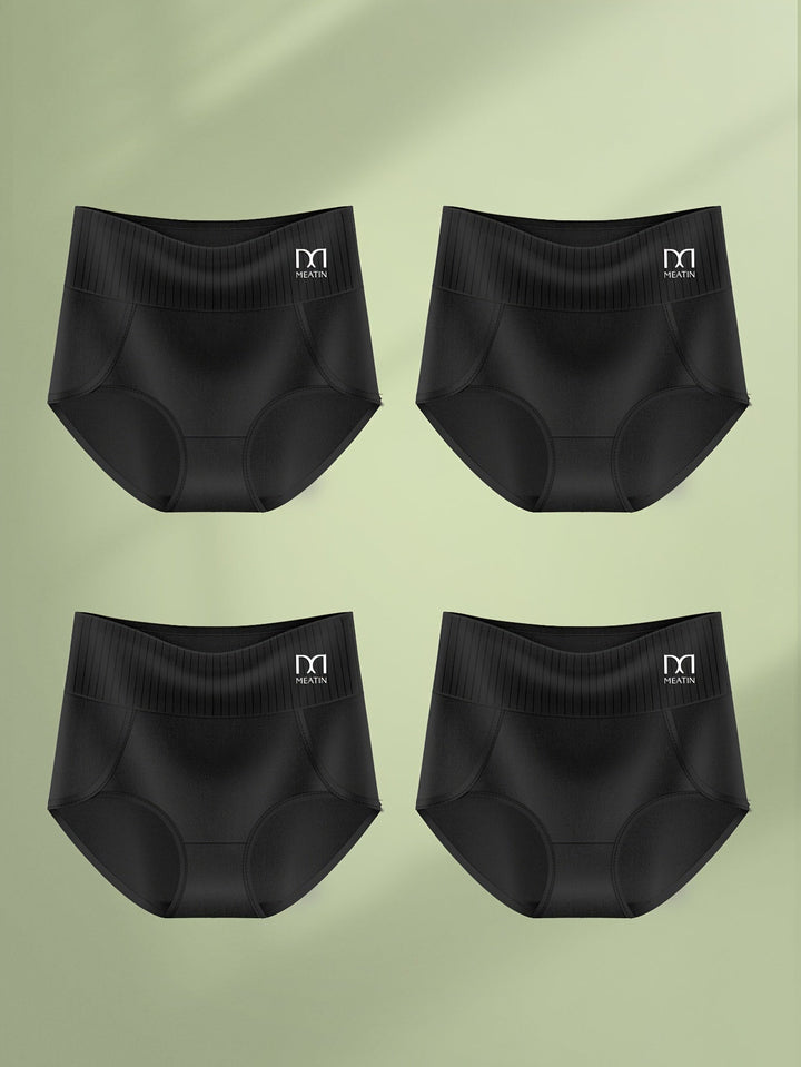 Levoire | 6 Paquets De Slips Taille Haute Avec Contrôle Du Ventre, Respirants Et Confortables