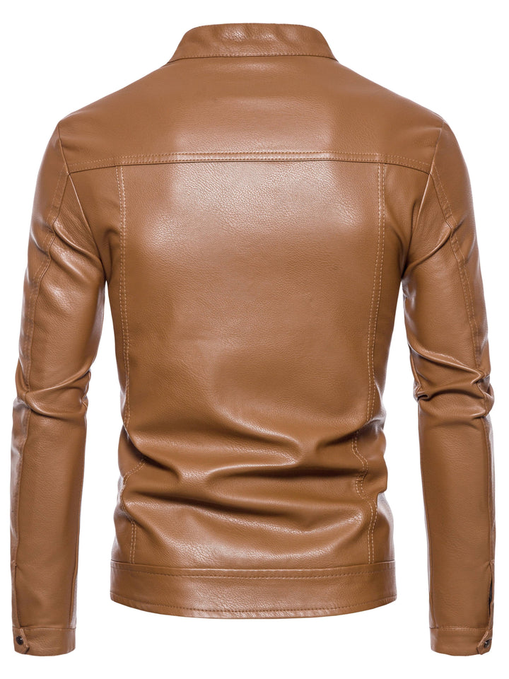 Levoire | Veste En Simili Cuir Pour Hommes Élégante Avec Doublure En Polaire Chaude