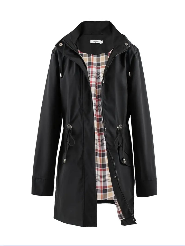 Levoire | Veste De Pluie Longue Légère Noir