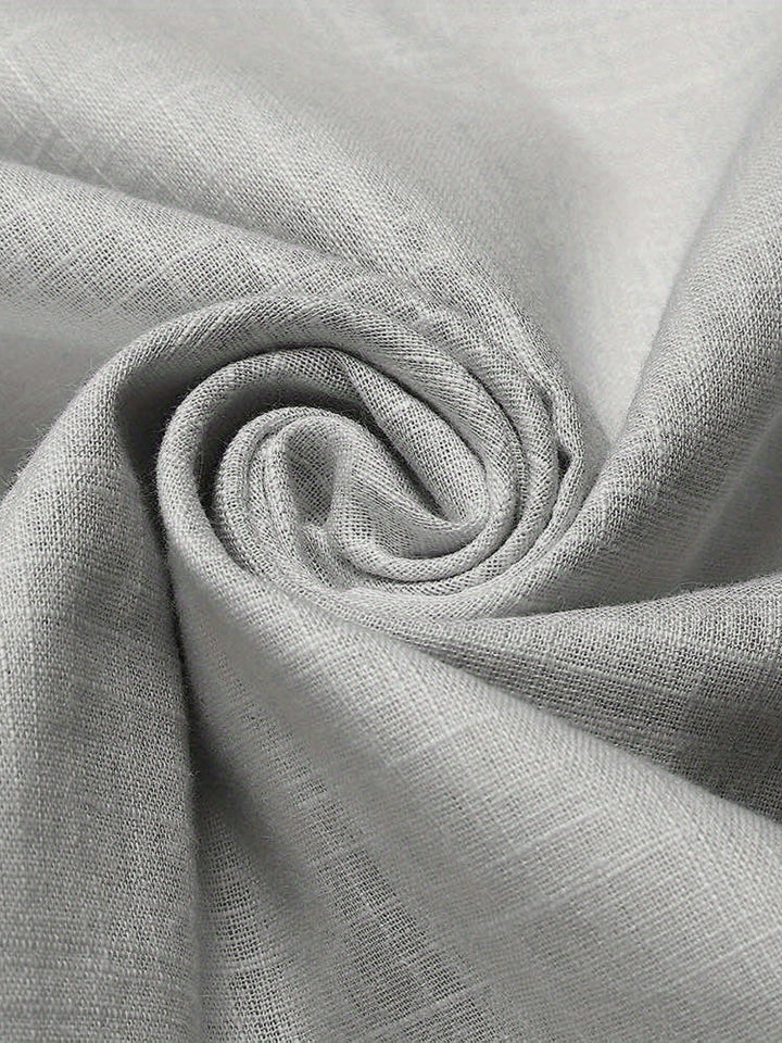 Levoire | Retro Pellavasekoite Henley-Shirt À Manches Longues