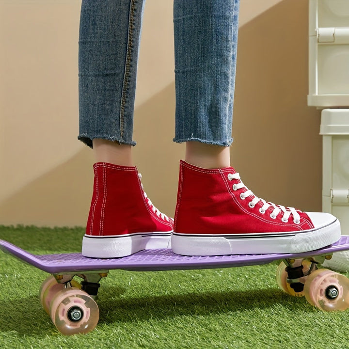 Levoire | Chaussures En Toile À Lacets Élevées