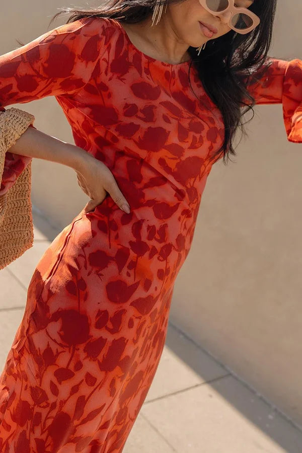 Levoire | Robe Maxi À Imprimé Floral Pour Femmes
