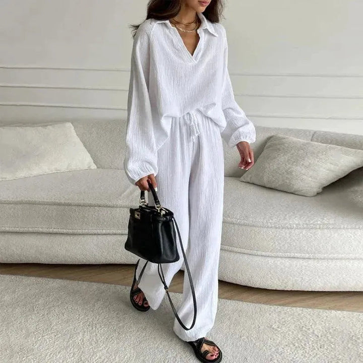 Levoire | Chemisier et pantalon de loisirs pour femmes