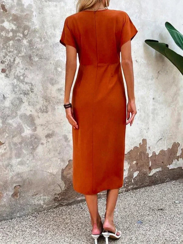 Levoire | Robe Mi-Longue Avec Décolleté En V