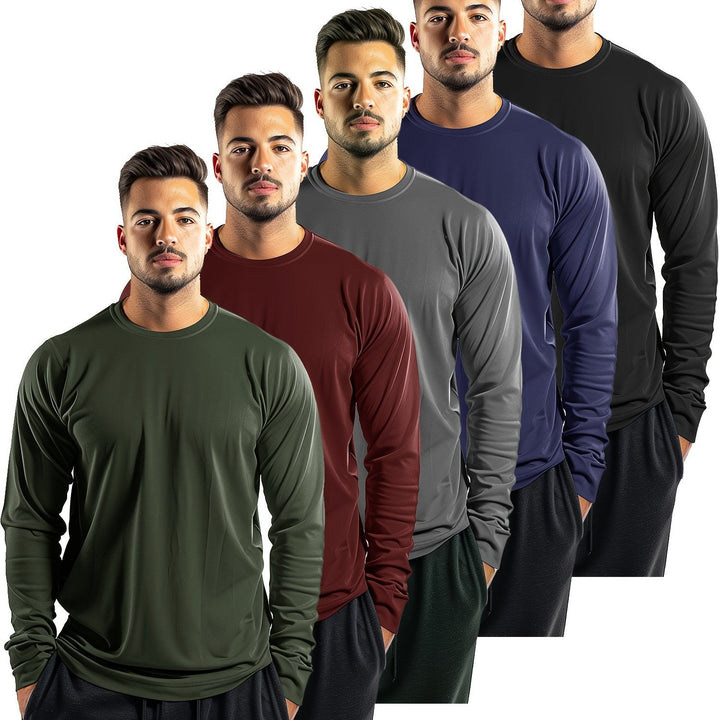 Levoire | 5-Pack T-Shirts À Manches Longues Unis