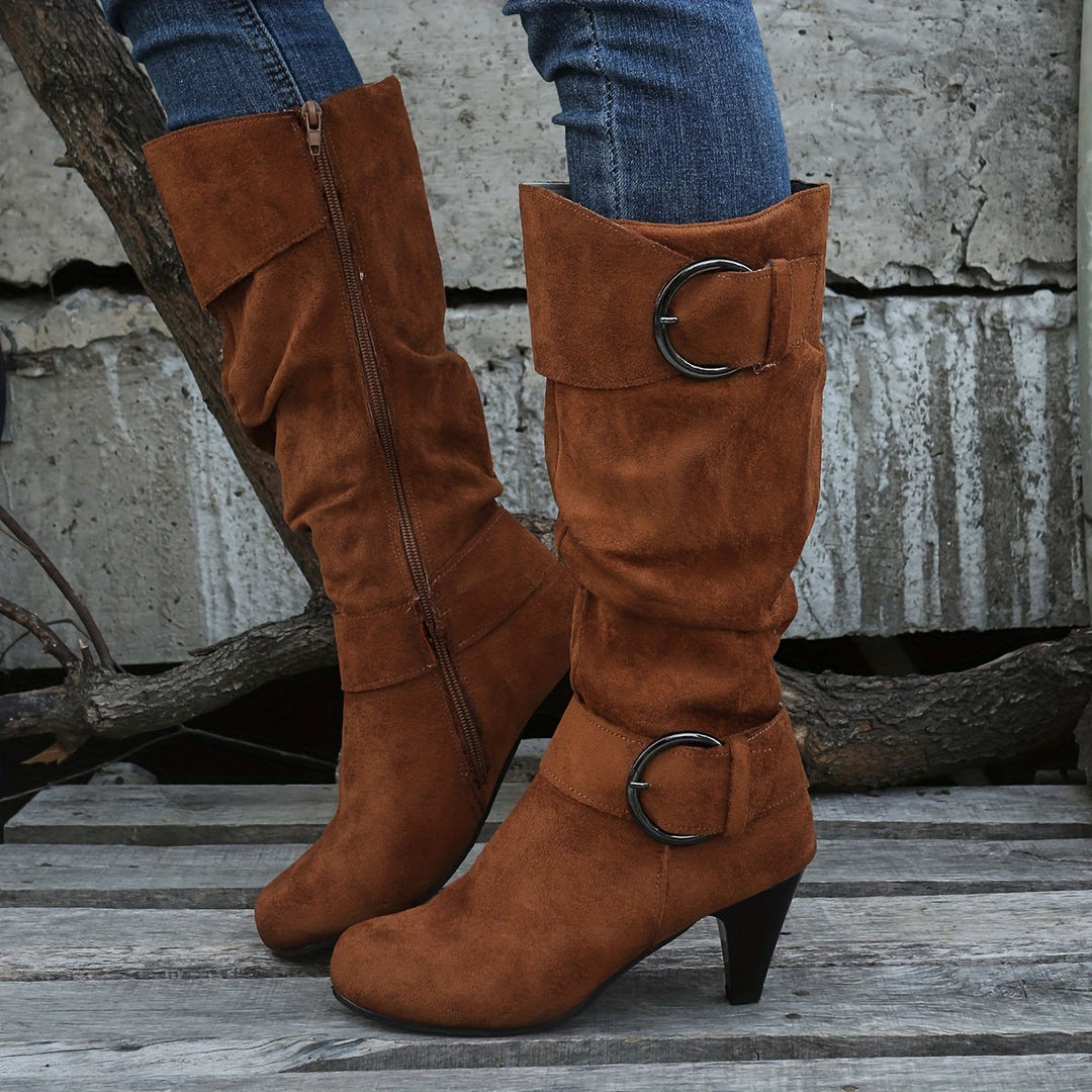 Levoire | Bottes Élégantes À Double Aiguille Pour Femmes