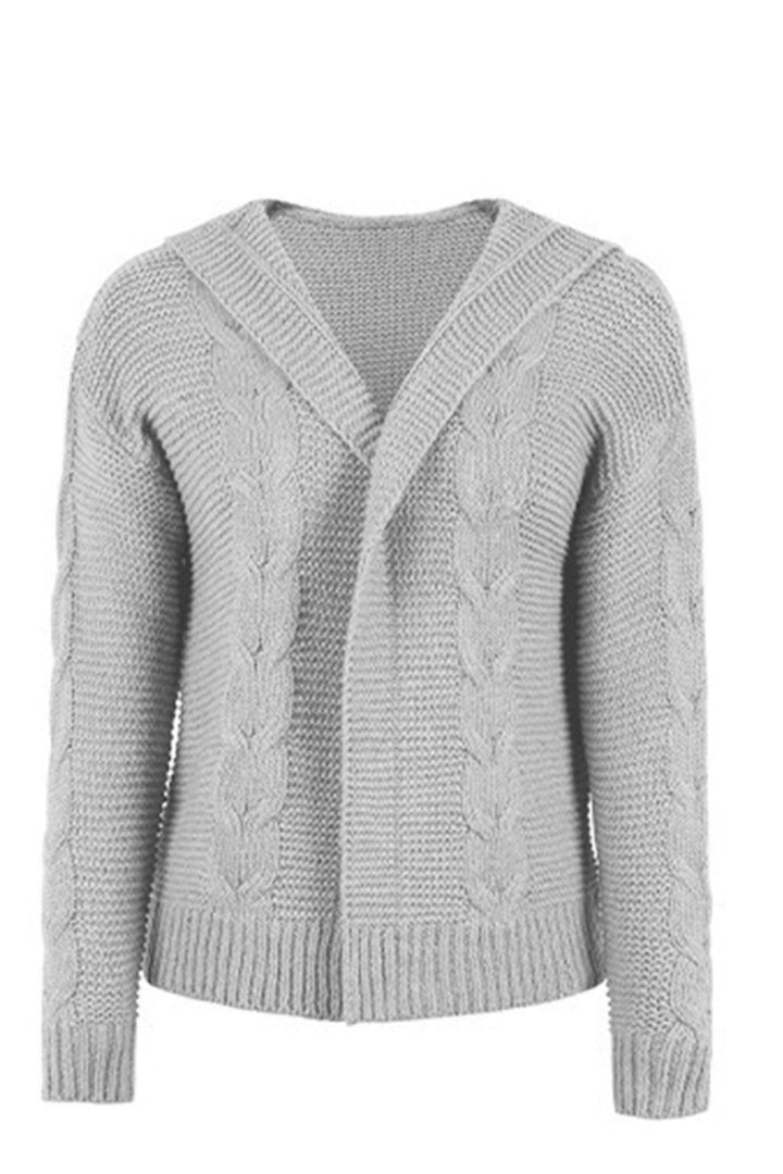Levoire | Cardigan À Capuche En Câble Crush