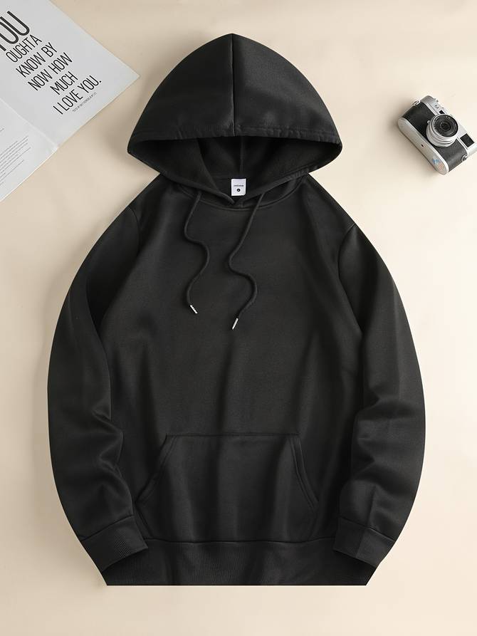 Levoire | Sweat À Capuche Élégant Pour Hommes Design Confortable Et Moderne Noir