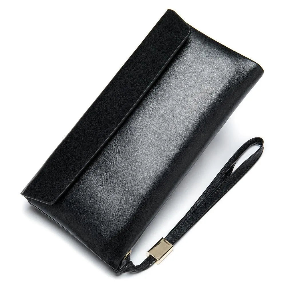 Levoire | Porte-monnaie en cuir doux Noir