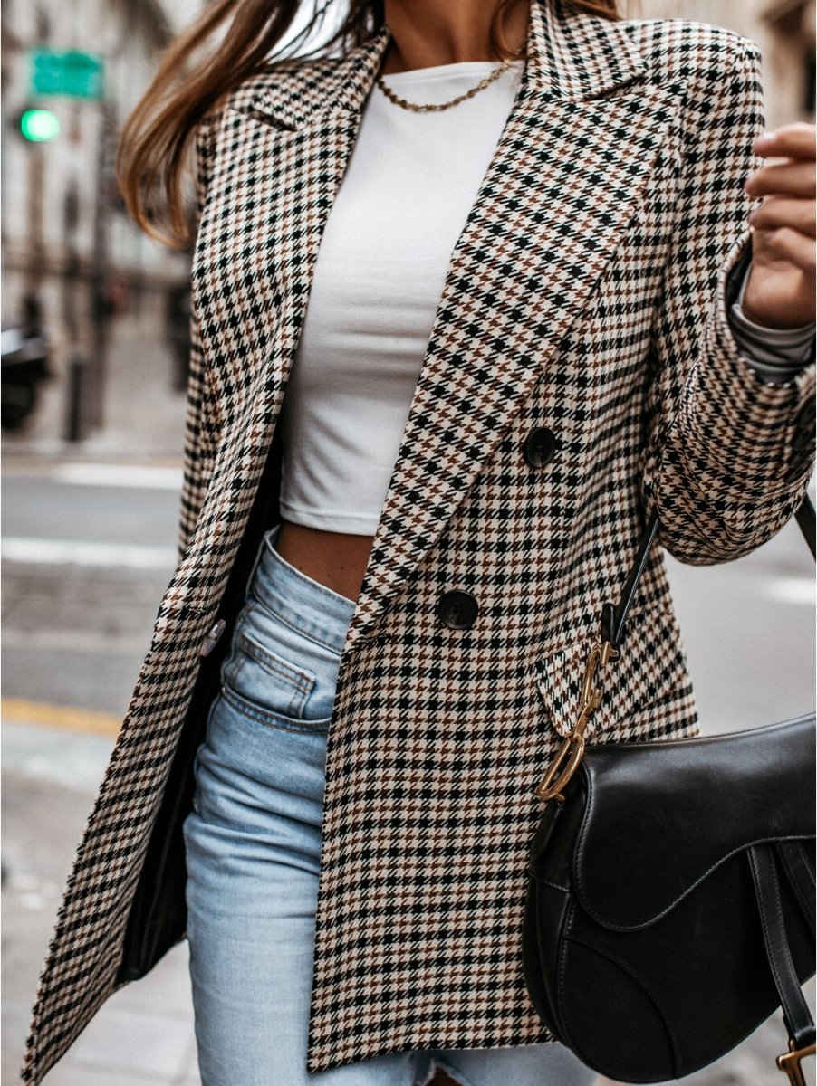 Levoire | Blazer À Motifs D'Automne