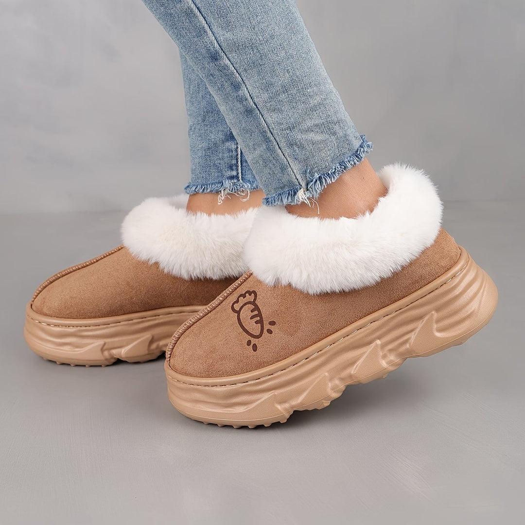Levoire | Chaussettes À Glissière Chaudes Bottes De Cheville Doublées Carotte
