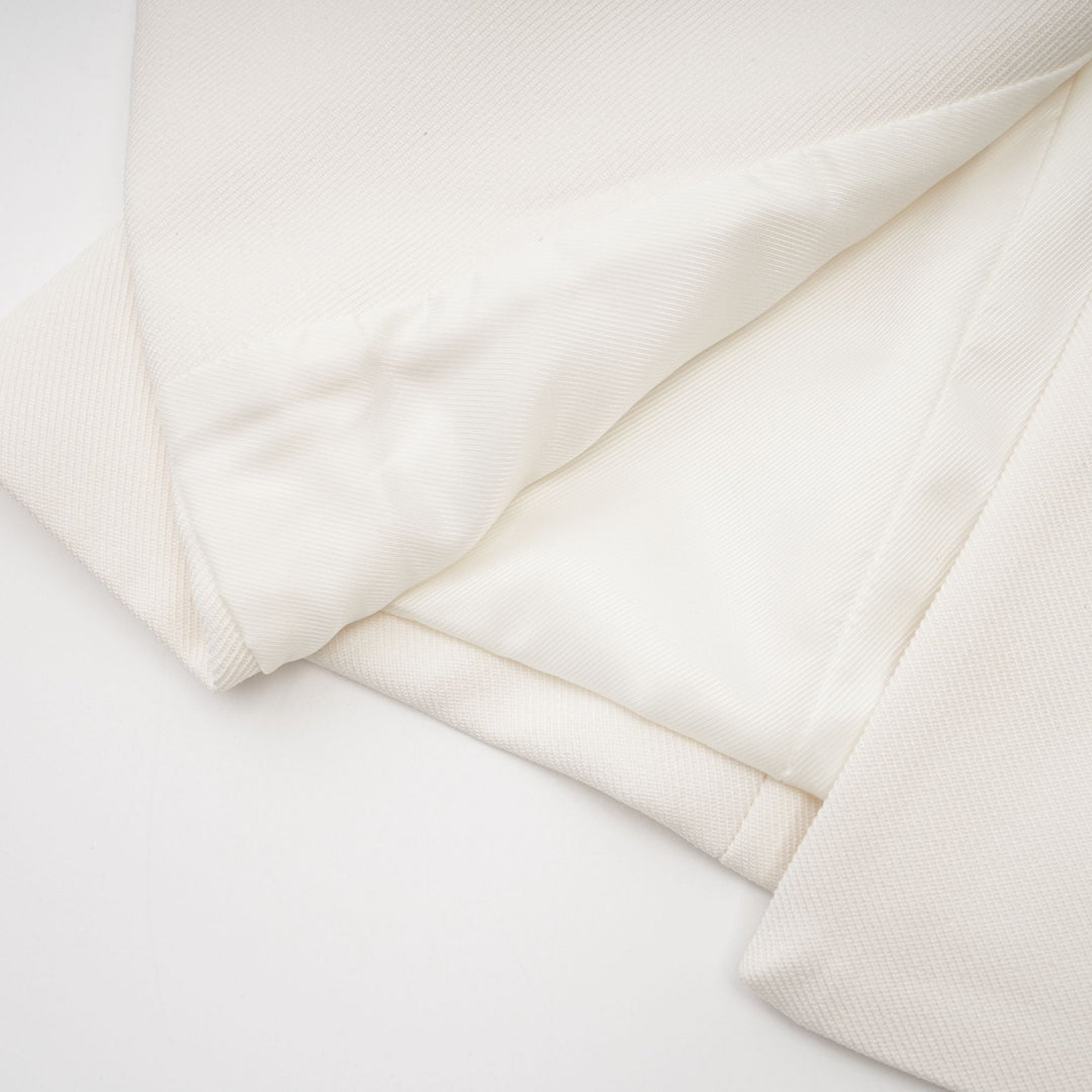 Levoire | Veste En Fausse Fourrure Blanche & Jupe Ensemble Assorti
