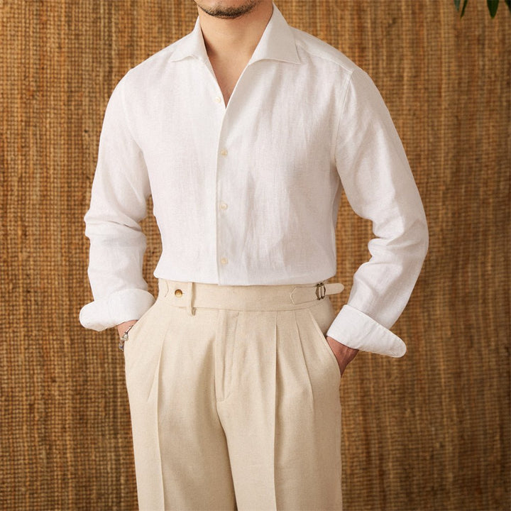 Levoire | Chemise En Lin Décontractée Pour Styles Décontractés