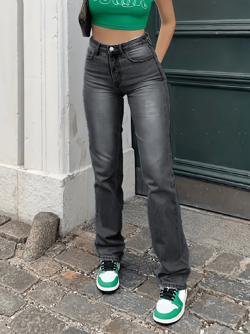 Levoire | Jean Décontracté Femme Taille Haute Tendance