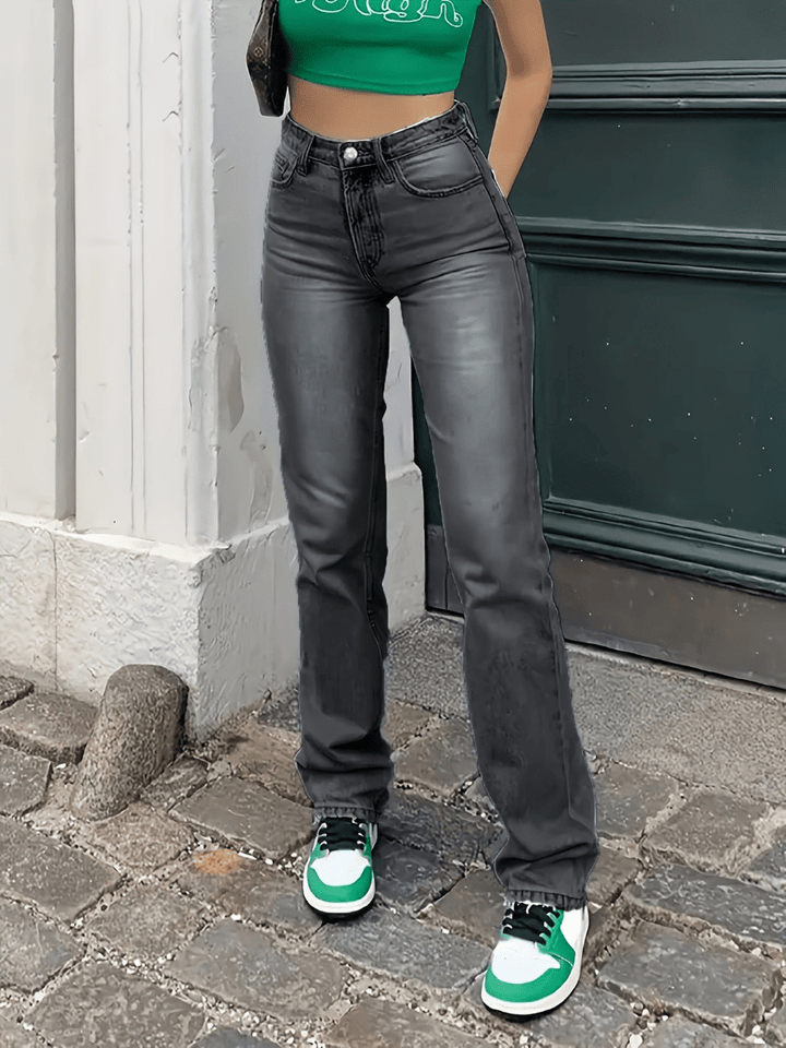 Levoire | Jean Décontracté Femme Taille Haute Tendance