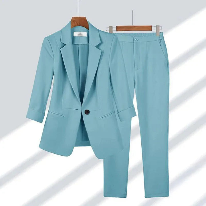 Levoire | Blazer Costume Élégant Bleu