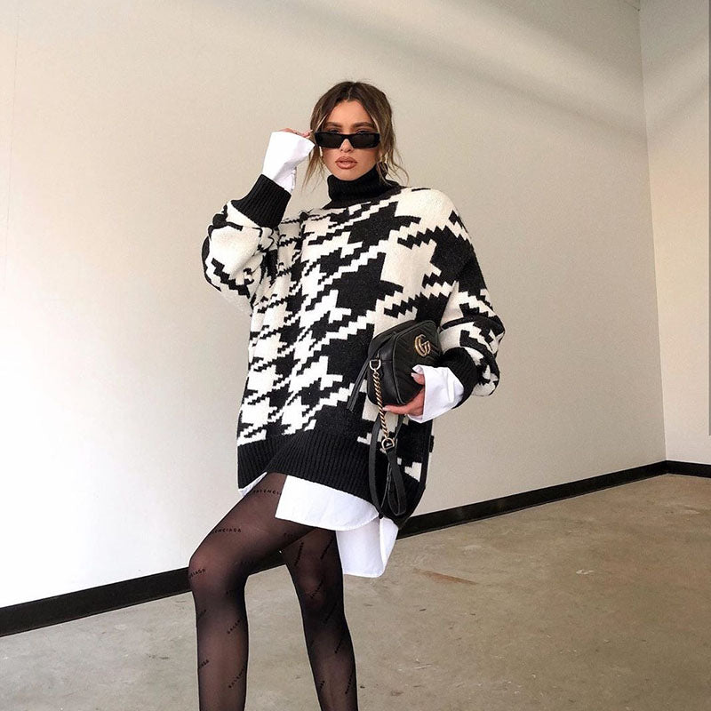 Levoire | Robe Surdimensionnée Le Vêtement Idéal Pour L'Automne Noir