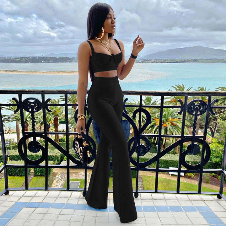 Levoire | Tenue Vintage Chic Été Femme Noir