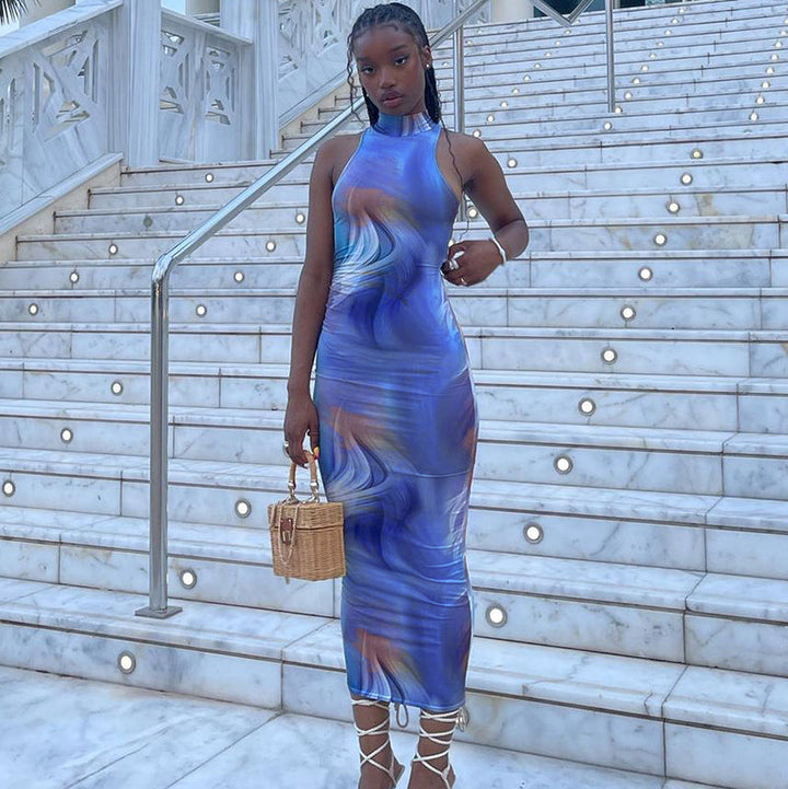 Levoire | Robe Une Robe Bodycon Et Sexy Bleu