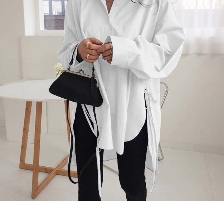 Levoire | Blouse Oversized Une Blouse Pour Femmes Classique Et Intemporelle Blanc