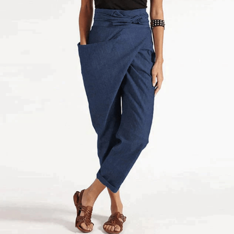 Levoire | Ensemble Loungewear Femme Pull Col Roulé Confort Bleu