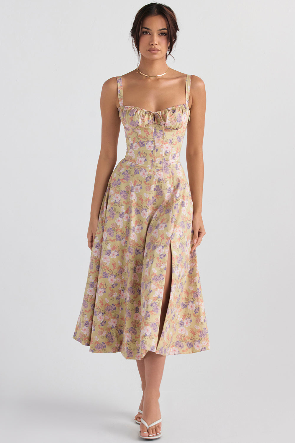Levoire | Robe bustier à fleurs