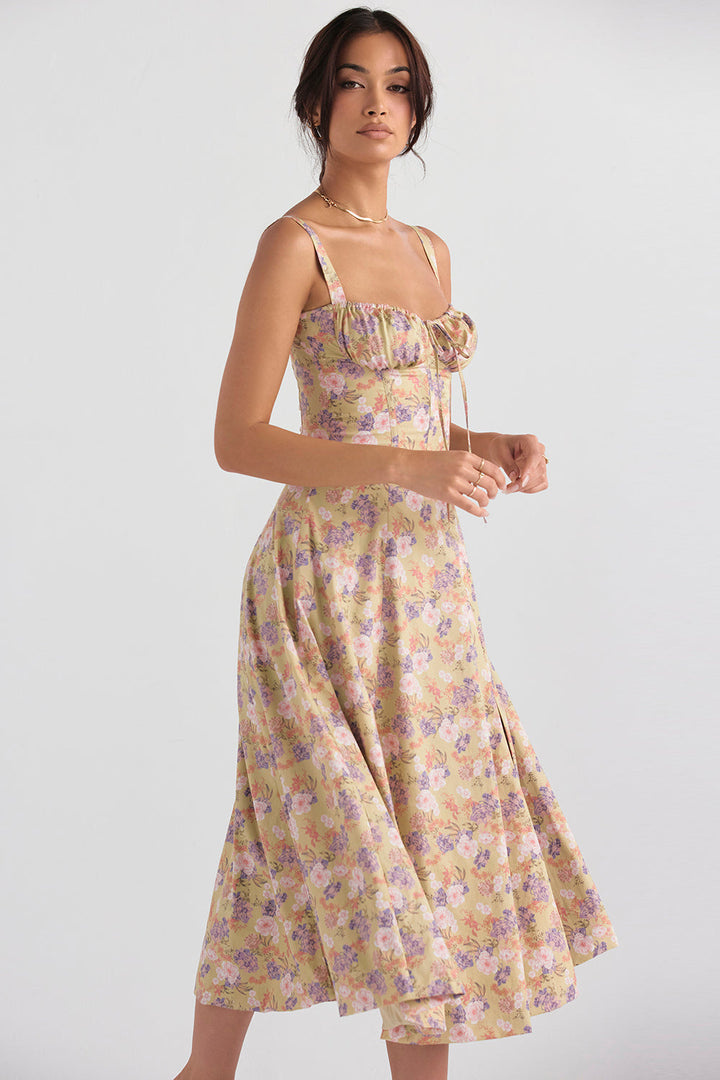 Levoire | Robe Bustier À Fleurs