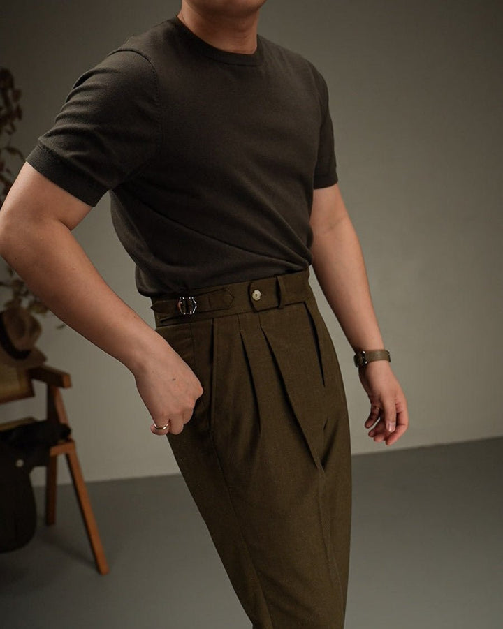 Levoire | Pantalon Karmesin Lin