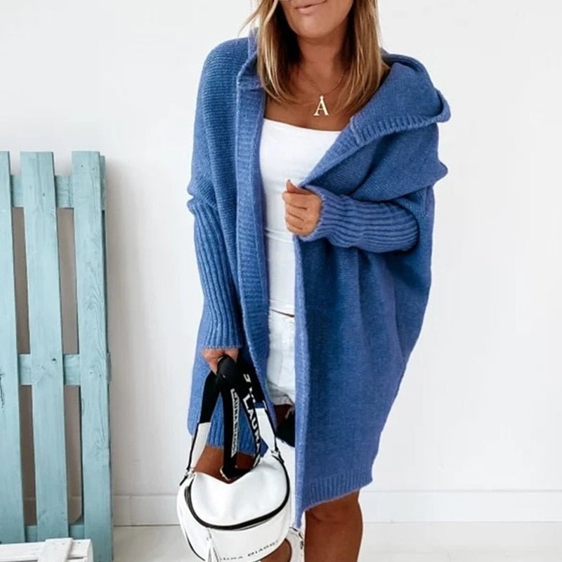 Levoire | Pull chaud simple et élégant Bleu