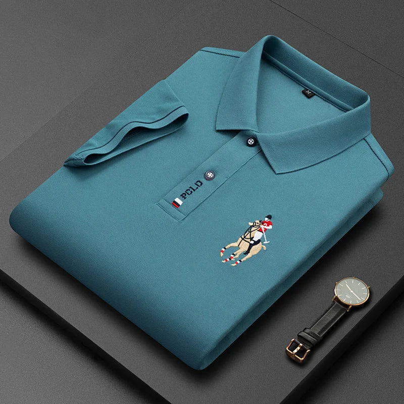 Levoire | Polo Pour Hommes Polo D'Été Classique En De Nombreuses Couleurs Et Tailles Bleu ciel