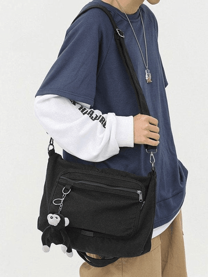 Levoire | Porte-Clés Cartoon Sac À Bandoulière Vintage Noir Taille unique
