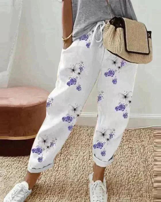 Levoire | Pantalons De Loisirs À La Mode Pour Femmes Blanc