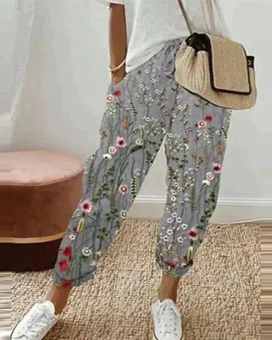Levoire | Pantalons De Loisirs À La Mode Pour Femmes Gris