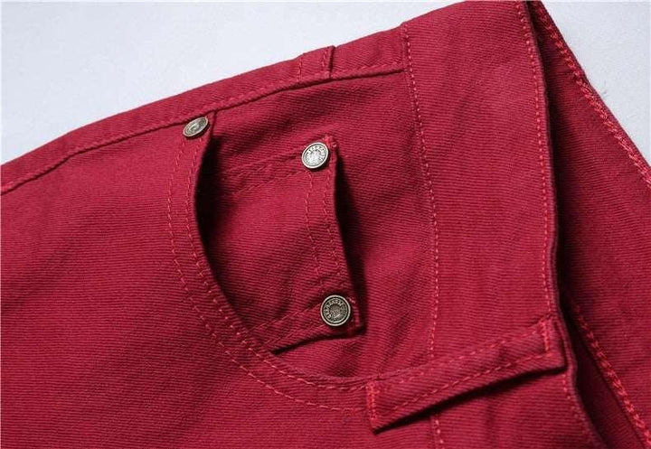 Levoire | Pantalon En Denim Droit Décontracté Pour Le Travail