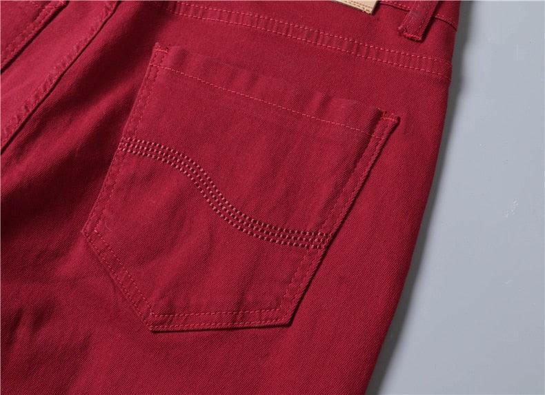 Levoire | Pantalon En Denim Droit Décontracté Pour Le Travail
