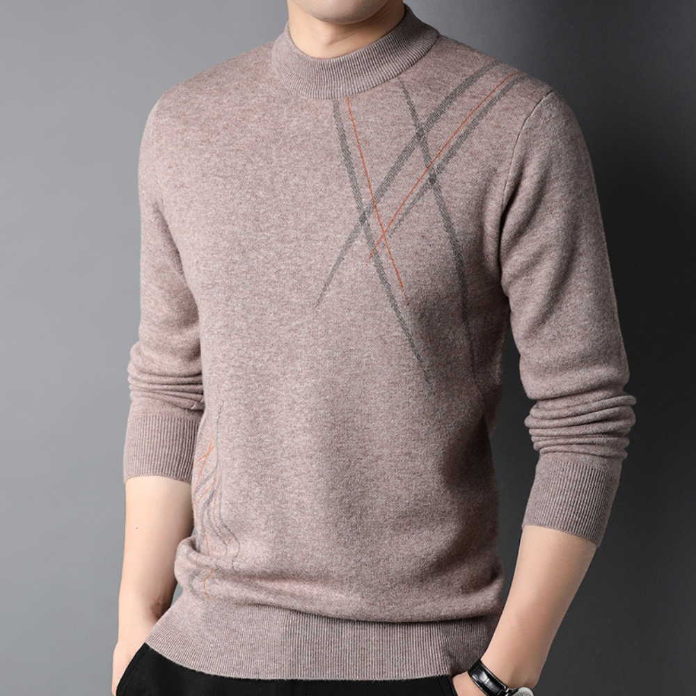 Levoire | Pull-Over Décontracté Pour Hommes Braun