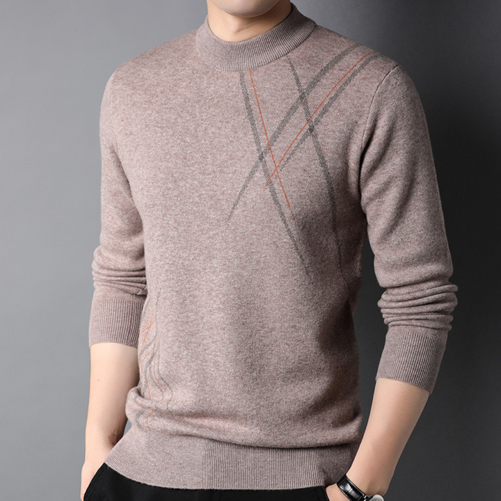 Levoire | Pull-Over Décontracté Pour Hommes Braun