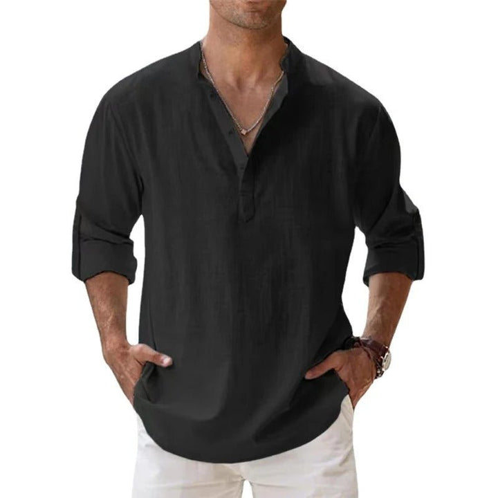 Levoire | Chemise décontractée pour hommes Noir