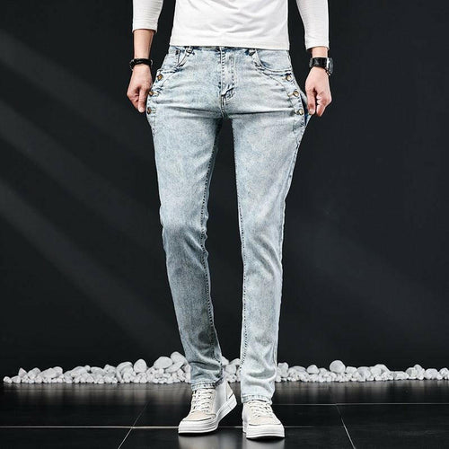 Levoire | Jeans Et Denim Pour Hommes À Motifs Décontractés