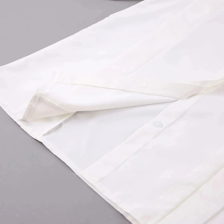 Levoire | Blouse Décontractée À Col V Avec Col Rabattu En Vente
