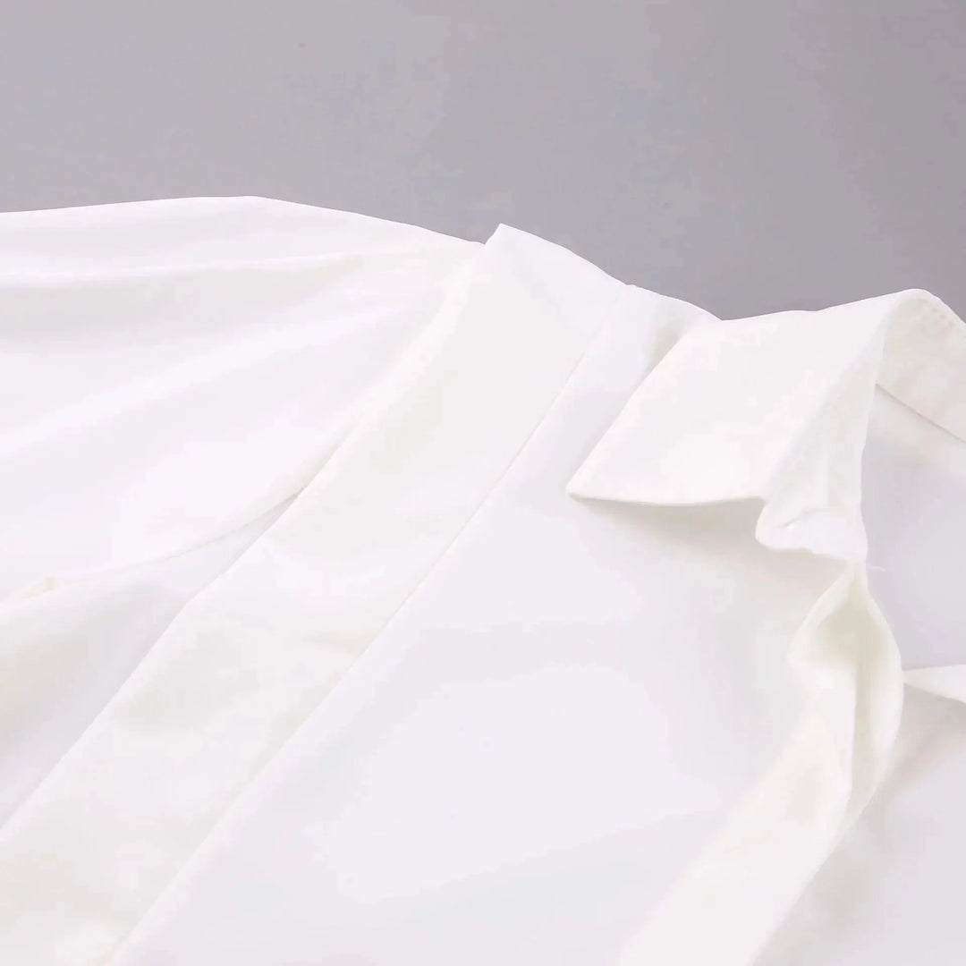 Levoire | Blouse Décontractée À Col V Avec Col Rabattu En Vente