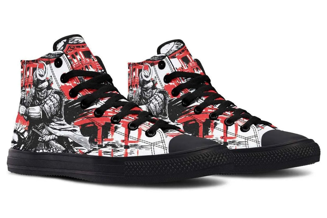 Levoire | Sneaker haute en toile imprimée – Style unique et confort garanti Comme sur l'image