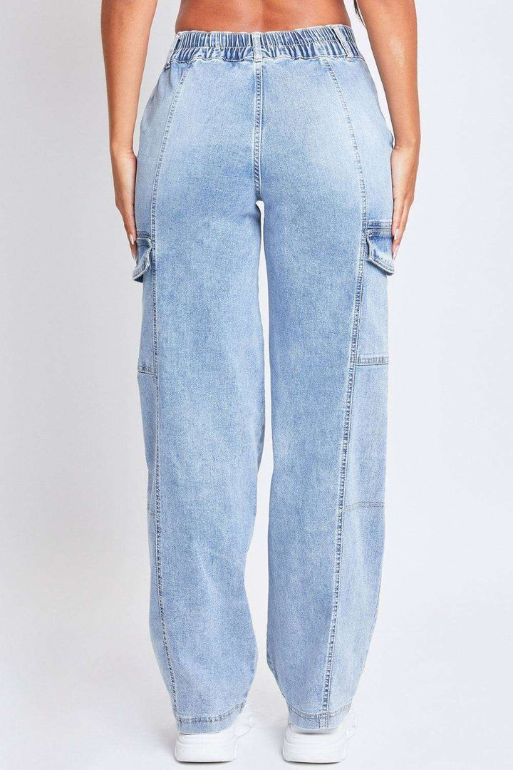 Levoire | Pantalons Cargo Droits Taille Haute