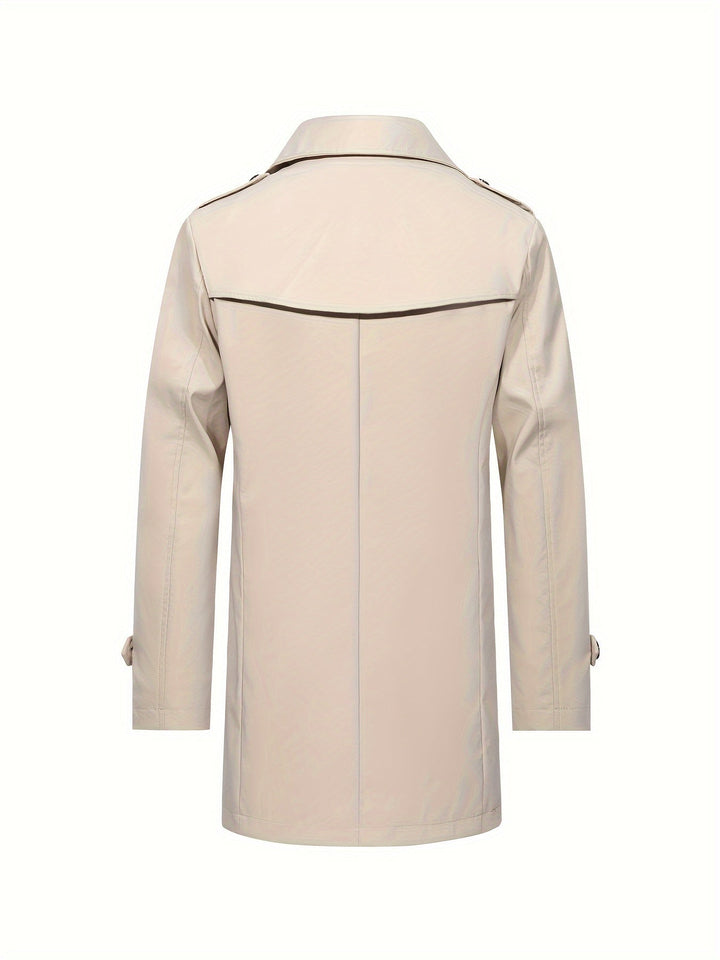 Levoire | Trench-Coat Pour Hommes À Double Rangée Dans Une Couleur