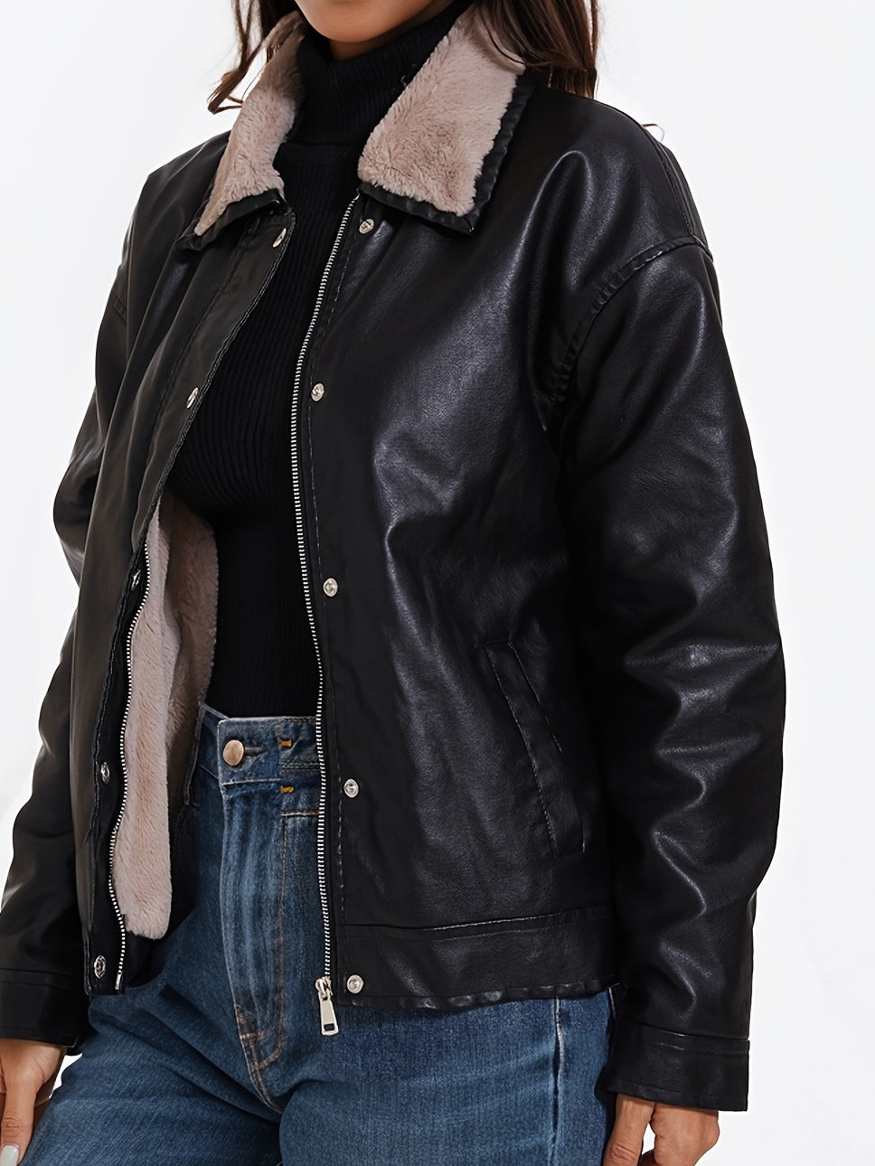 Levoire | Veste À Manches Longues Avec Doublure En Polaire Et Poches