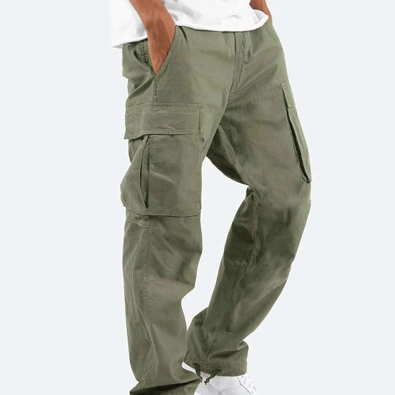 Levoire | Pantalon Cargo Robuste Style Liberté Vert armée