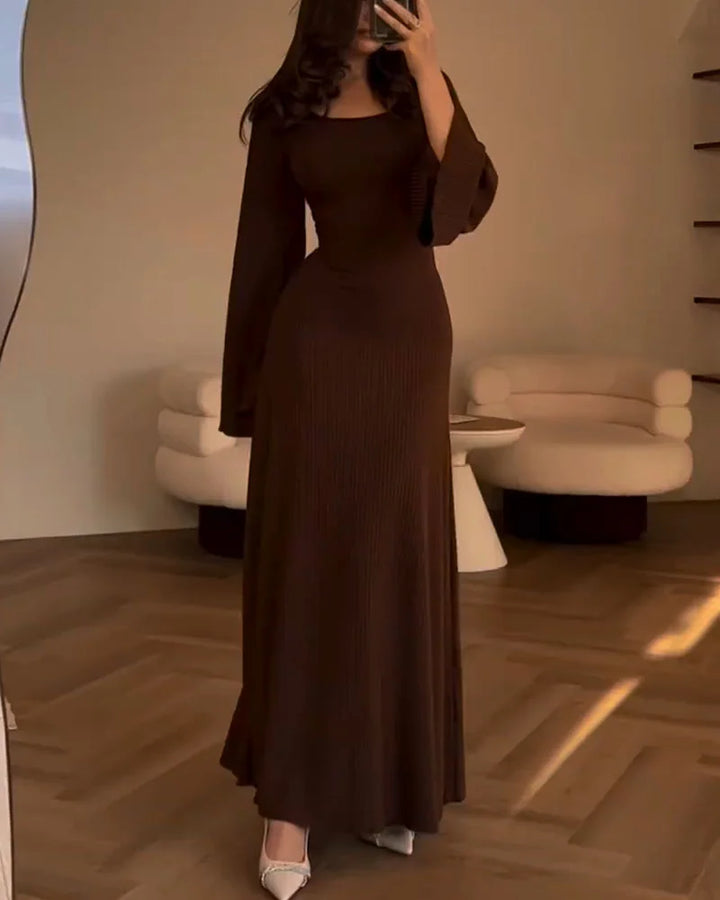 Levoire | Robe À La Mode Avec Nœud À La Taille Braun