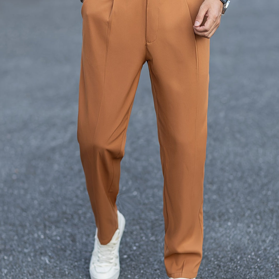 Levoire | Pantalon En Polyester De Style Cueilleur De Raisin Avec Détail À Boutons